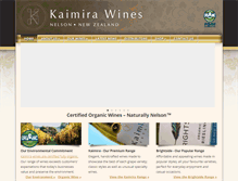 Tablet Screenshot of kaimirawines.com